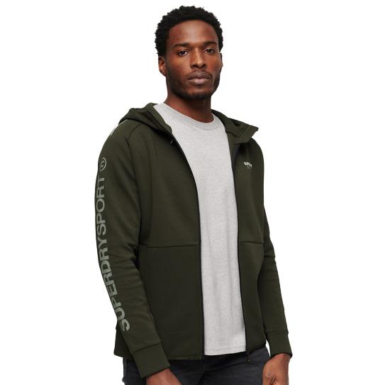 Superdry Sport Tech Logo Loose Zip Hood